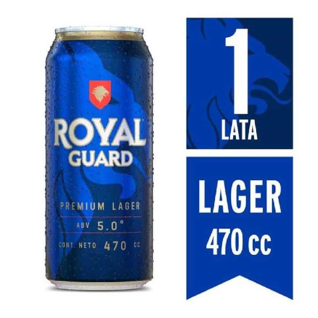 Cervezas Royal Guard 470cc
